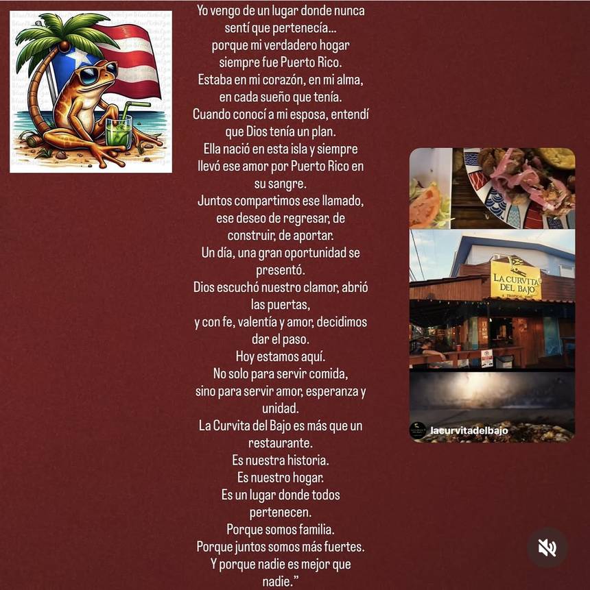 Nuestra Historia — La Curvita del Bajo